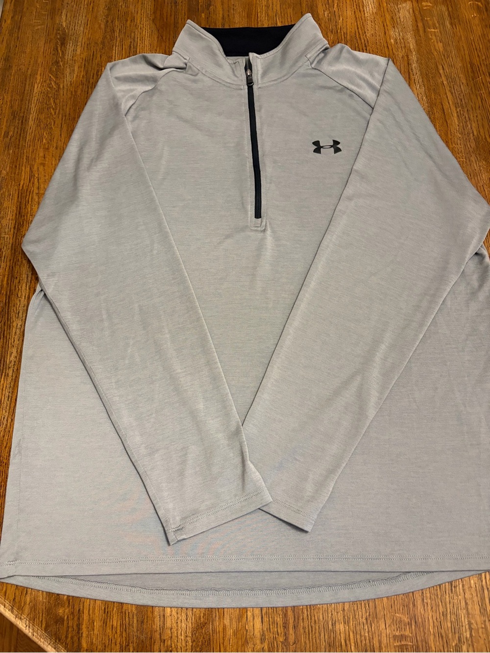 Men’s Under Armour Heat Gear 1/4 Zip - Gray - Size XL